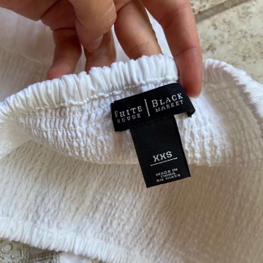 Tube style strapless top from White House Black Market - Picture 2 of 4